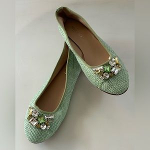 Sesto Meucci woven flats!